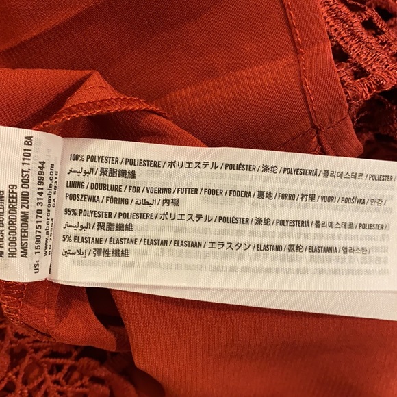 A&F Rust Red Lace Dress - Picture 8 of 9